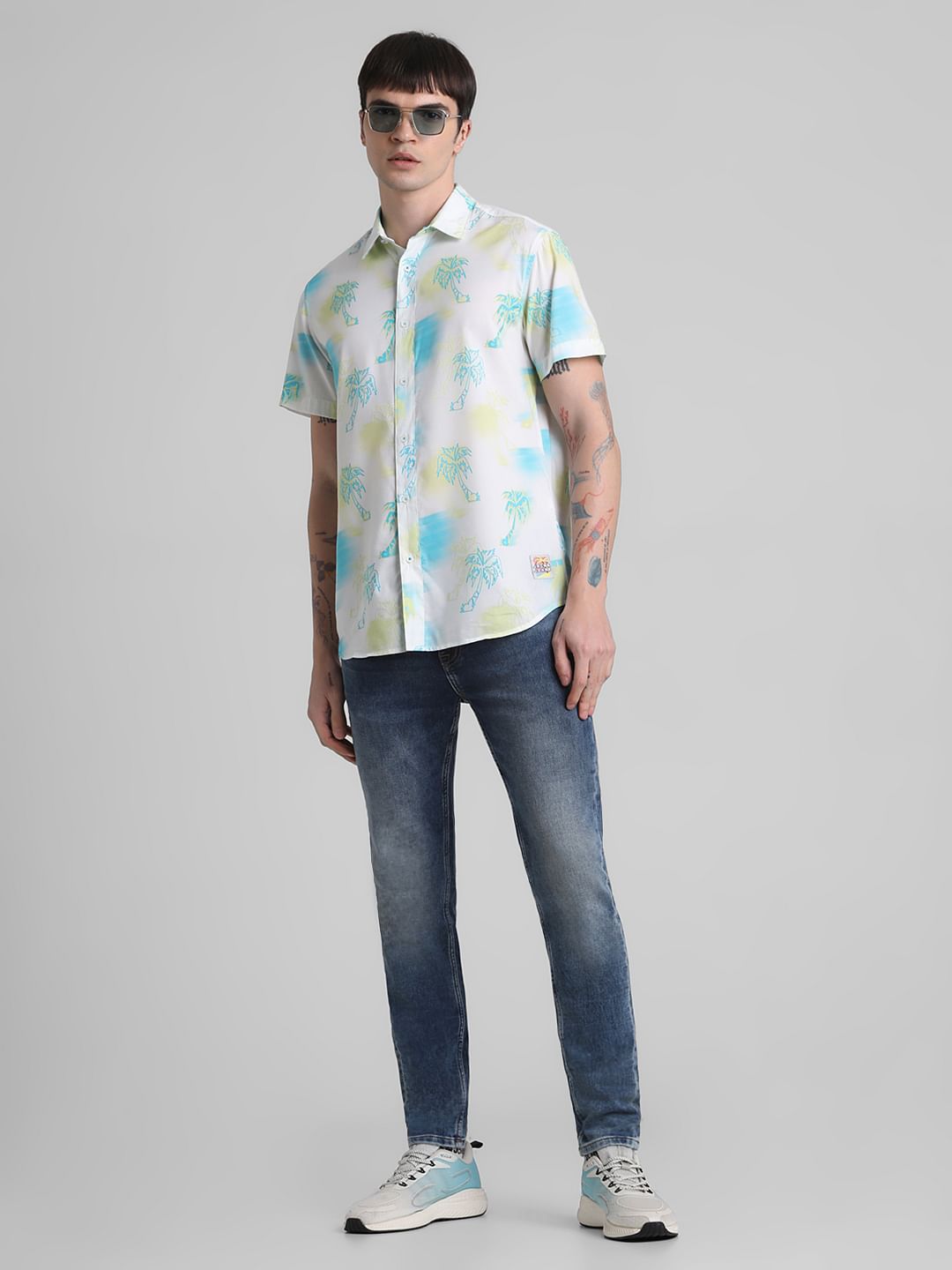 Blue Low Rise Ben Skinny Jeans