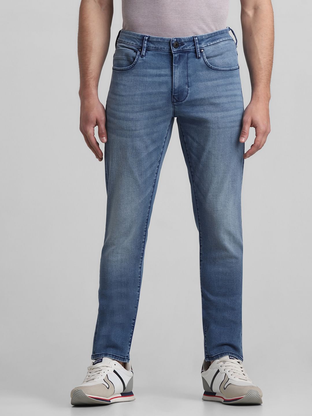 Light Blue Low Rise Glenn Slim Fit Jeans - 28/30