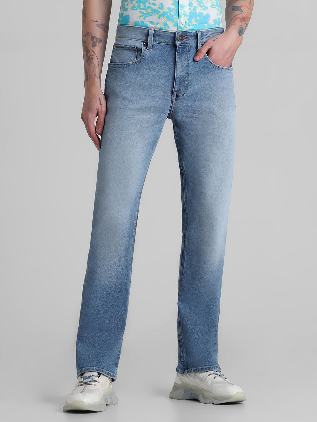 Light Blue High Rise Ray Bootcut Fit Jeans - 28/30