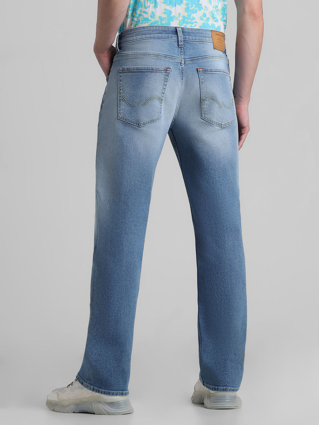 Light Blue High Rise Ray Bootcut Fit Jeans