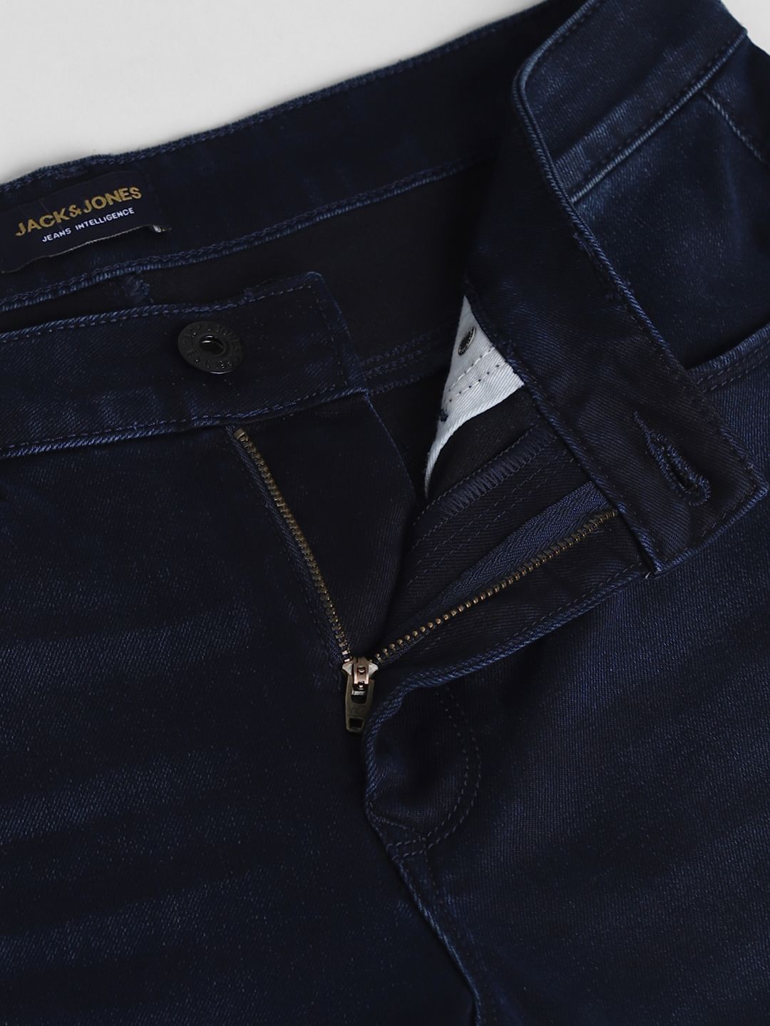 Dark Blue Low Rise Glenn Slim Fit Jeans