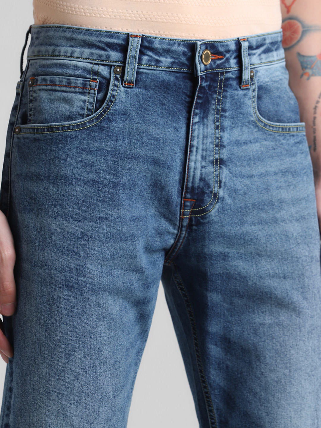 Blue High Rise Ray Bootcut Jeans
