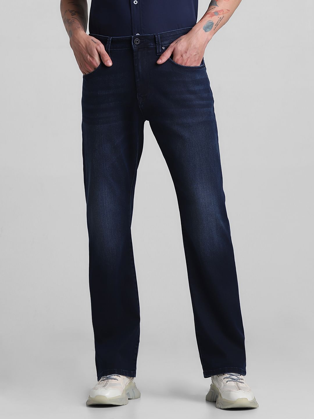 Dark Blue High Rise Ray Bootcut Jeans - 28/30