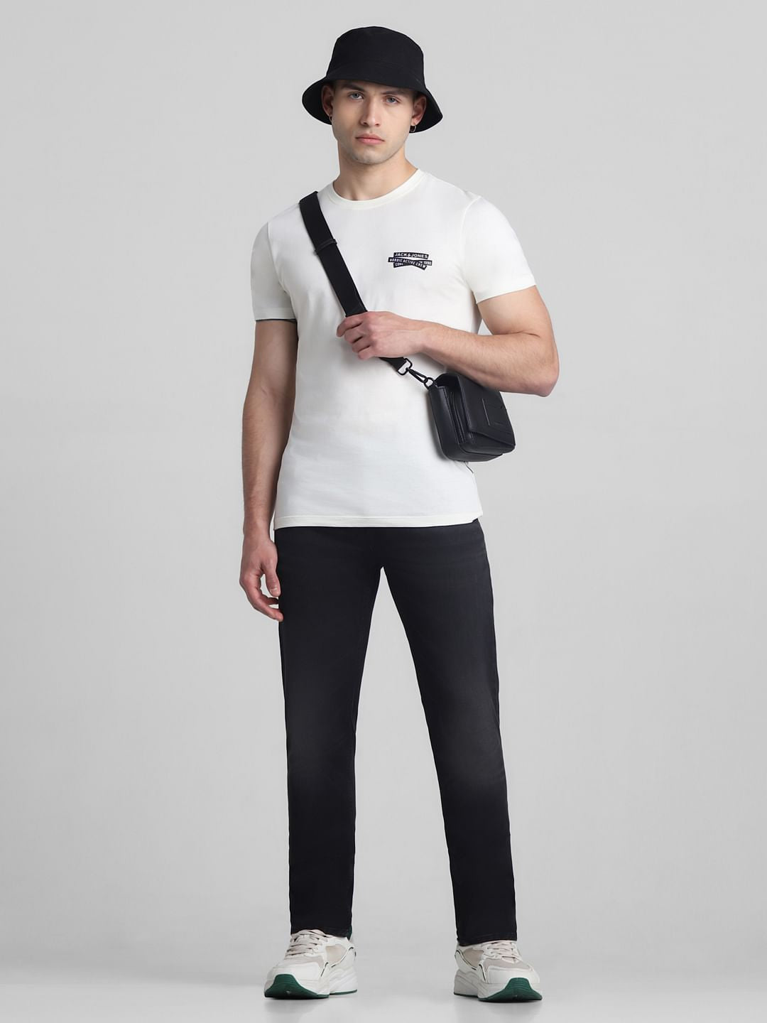 Black Low Rise Ben Skinny Fit Jeans