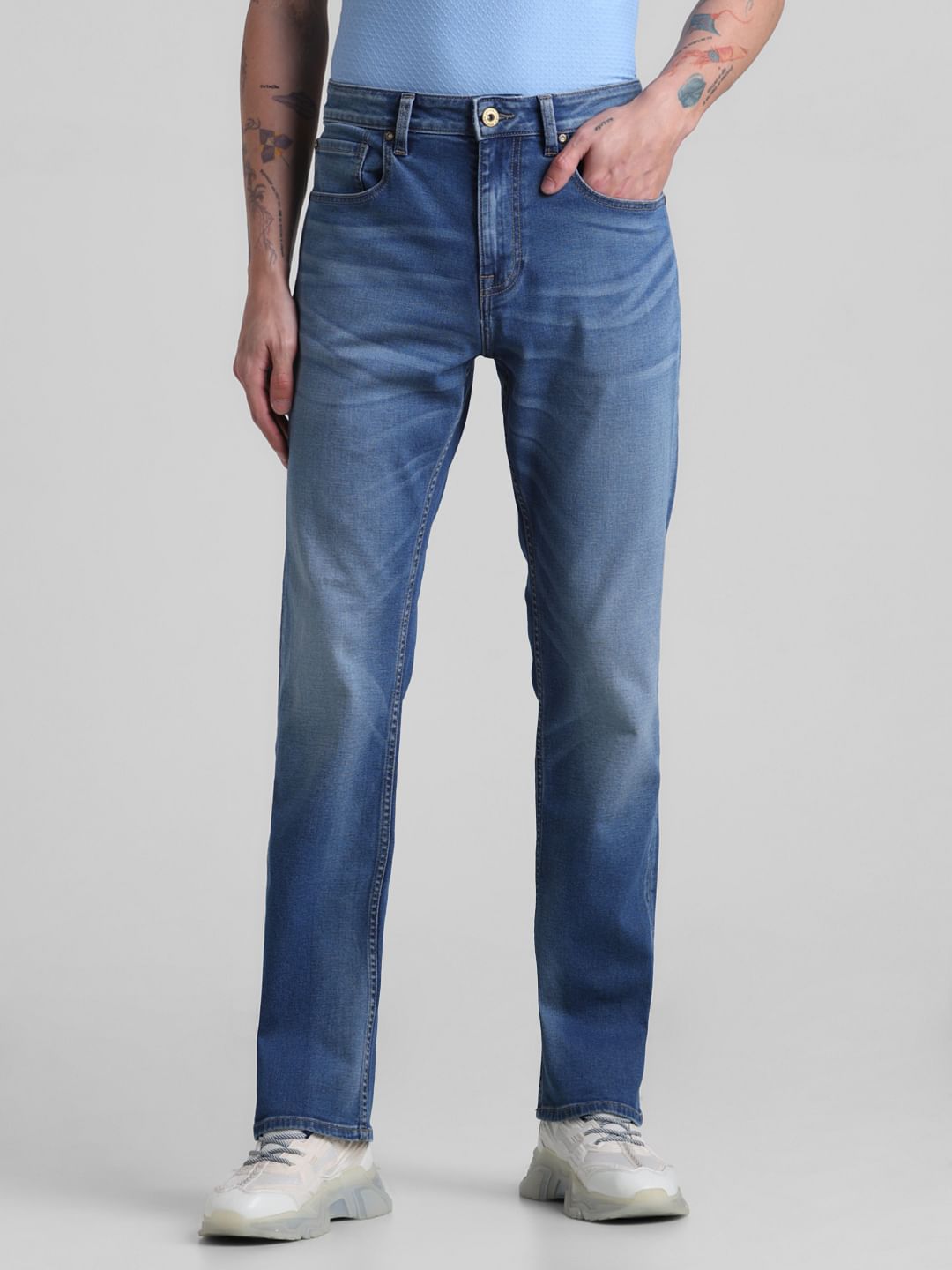 Light Blue High Rise Ray Bootcut Jeans - 28/30