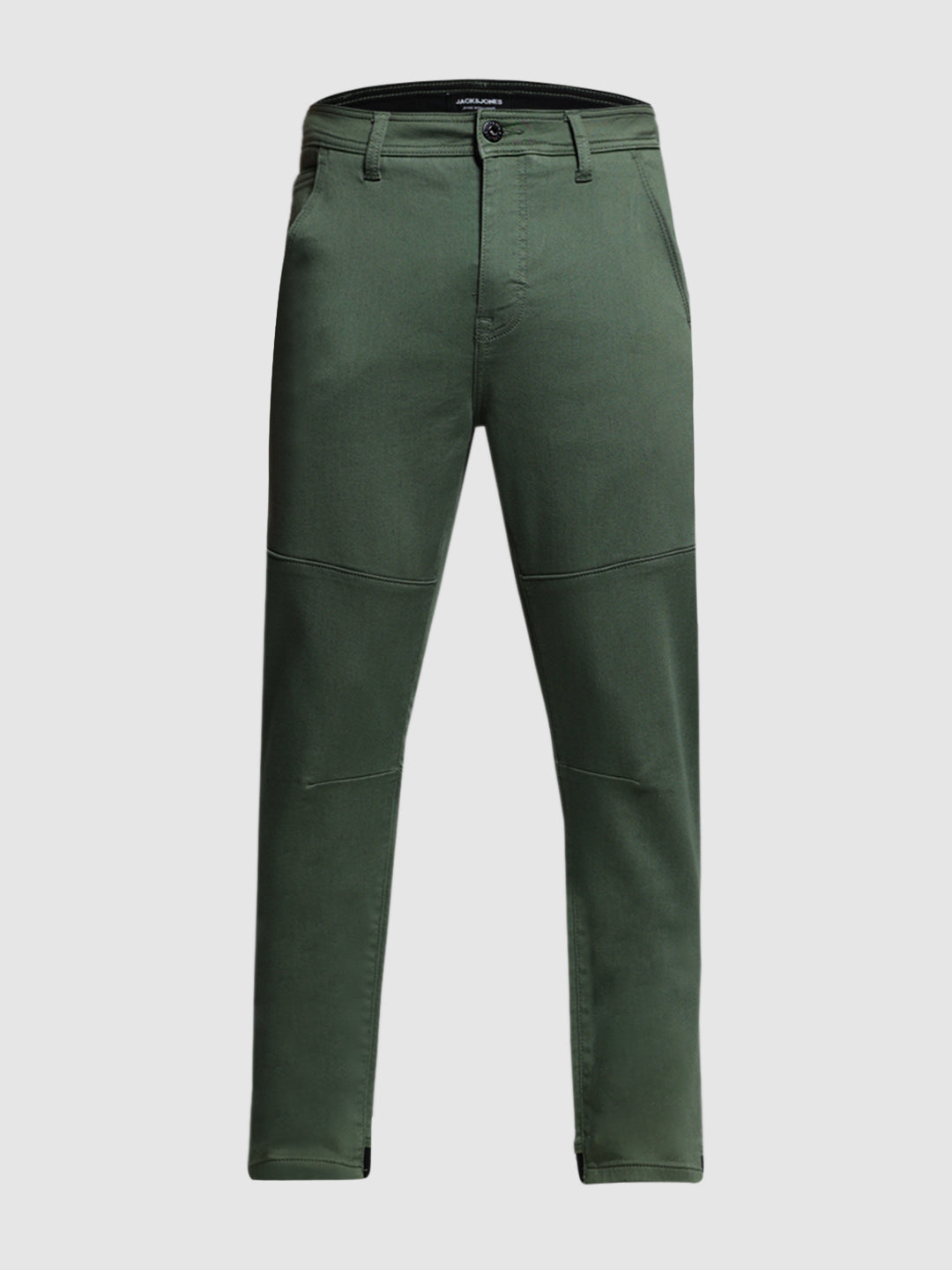 Olive Green Cut & Sew Anti Fit Jeans