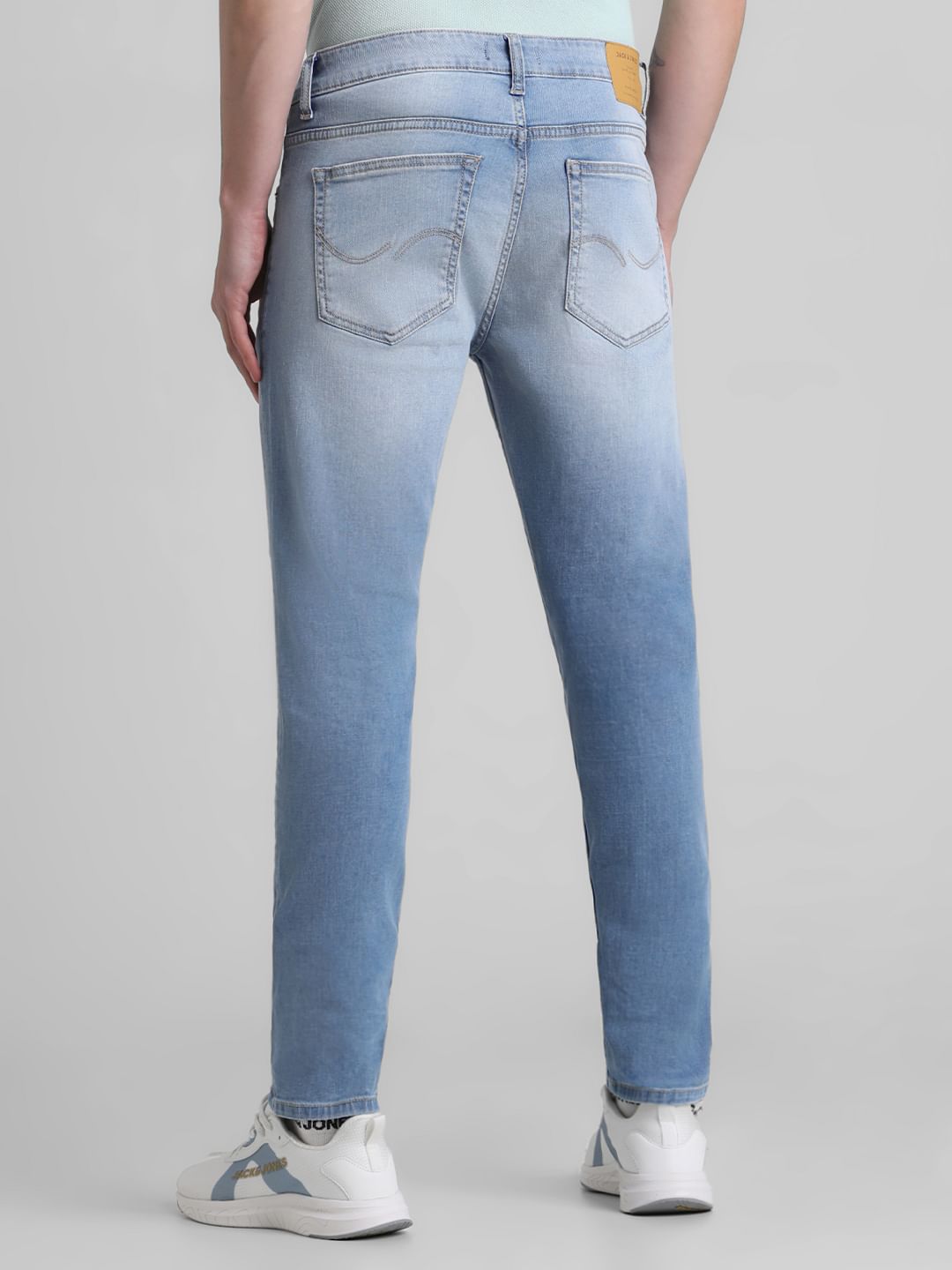 Light Blue Low Rise Liam Skinny Jeans