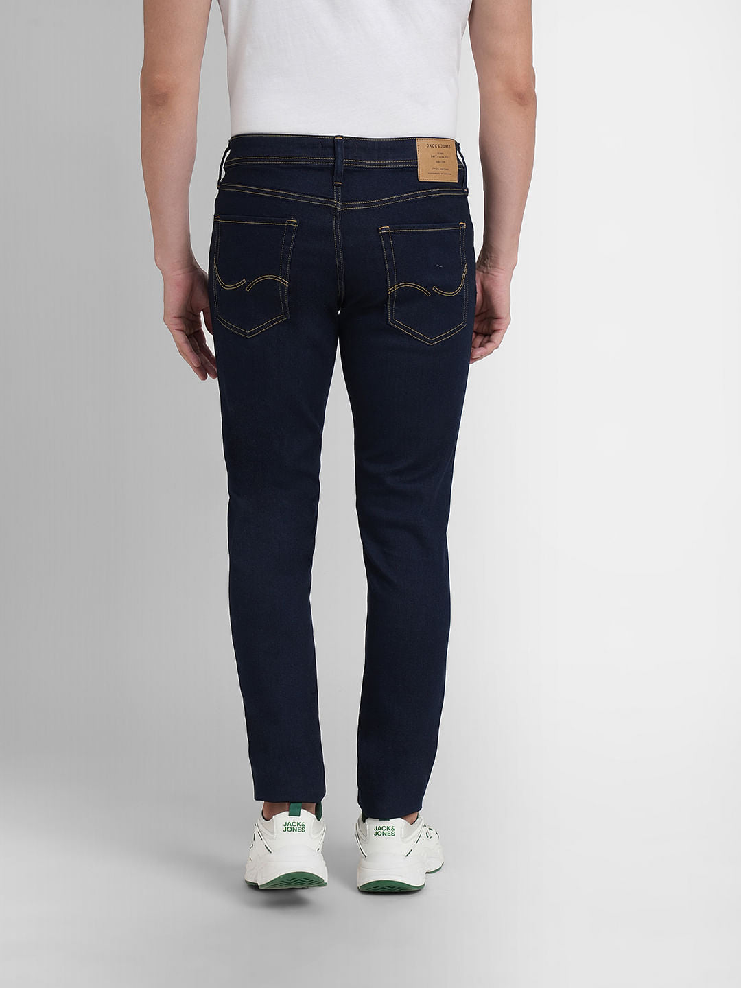 Dark Blue Low Rise Glenn Slim Fit Jeans