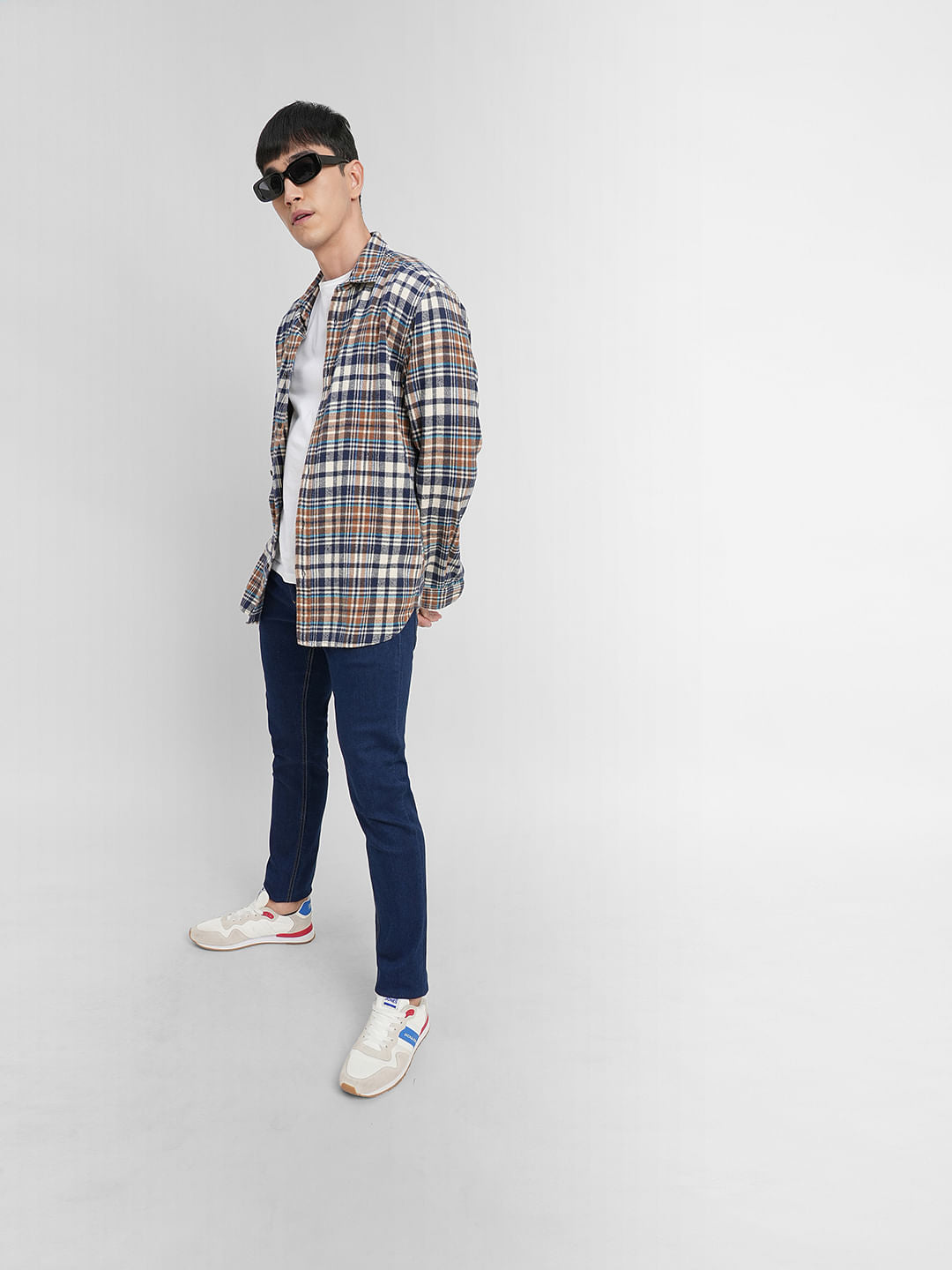 Dark Blue Low Rise Glenn Slim Fit Jeans - 28/30