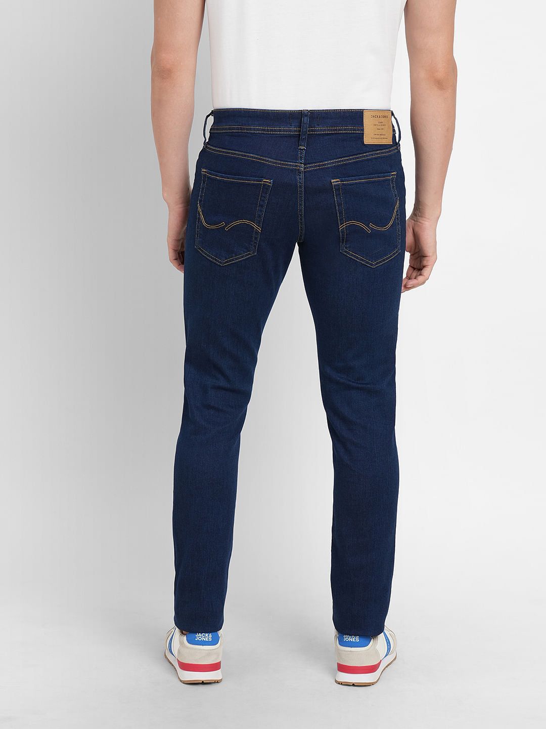 Dark Blue Low Rise Glenn Slim Fit Jeans