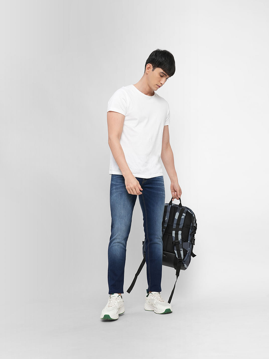 Dark Blue Low Rise Glenn Slim Fit Jeans - 28/30