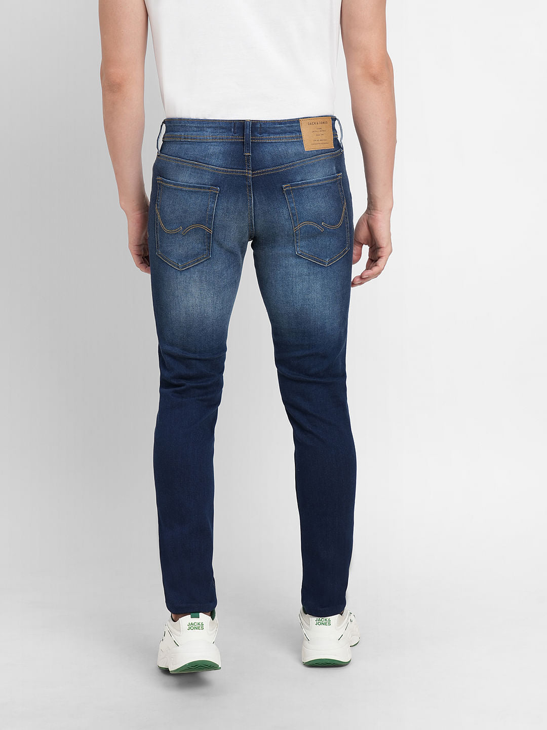 Dark Blue Low Rise Glenn Slim Fit Jeans