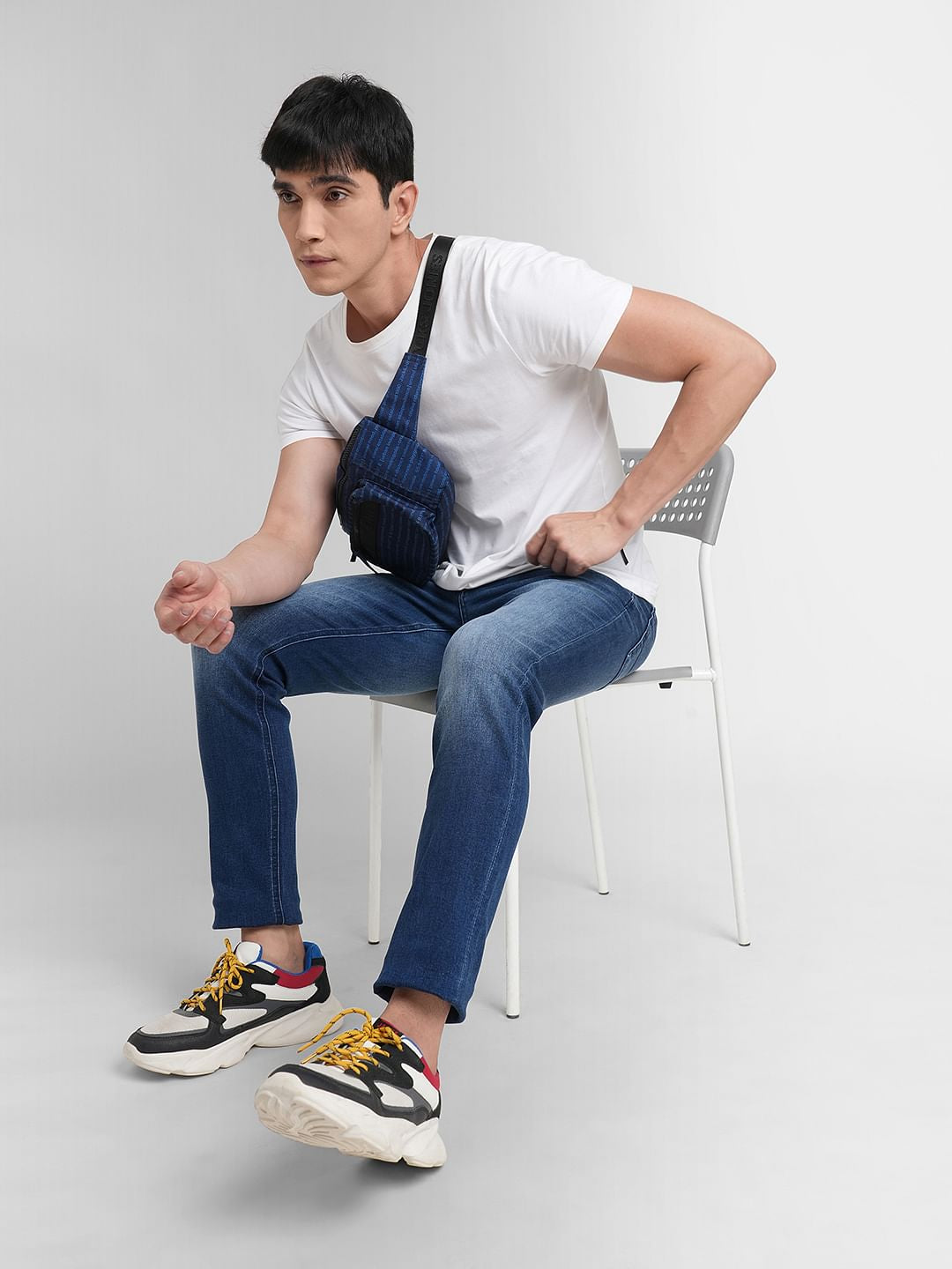 Dark Blue Low Rise Glenn Slim Fit Jeans - 28/30