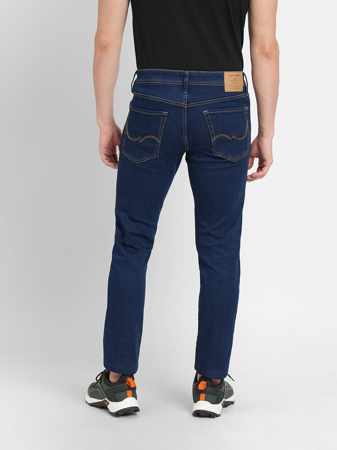 Dark Blue Low Rise Glenn Slim Fit Jeans