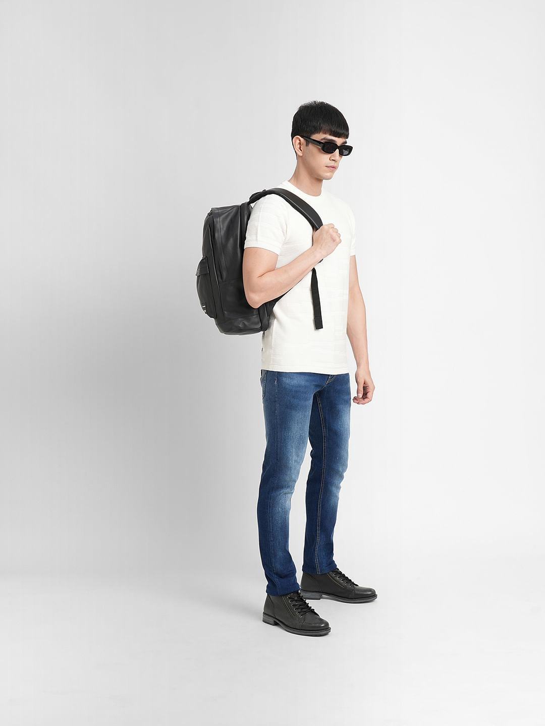 Dark Blue Low Rise Glenn Slim Fit Jeans
