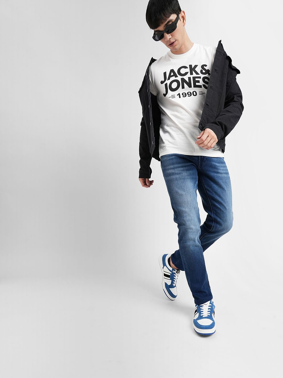 Blue Low Rise Ben Skinny Jeans