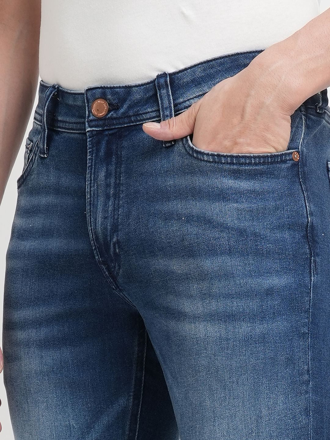 Blue Low Rise Ben Skinny Jeans