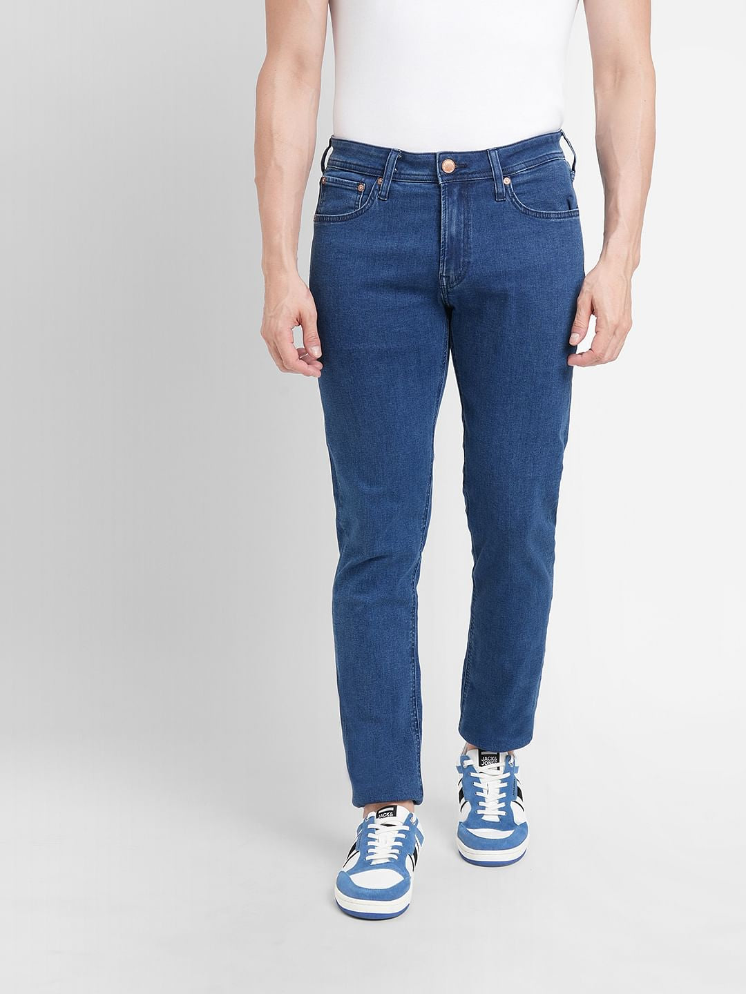Blue Low Rise Ben Skinny Jeans