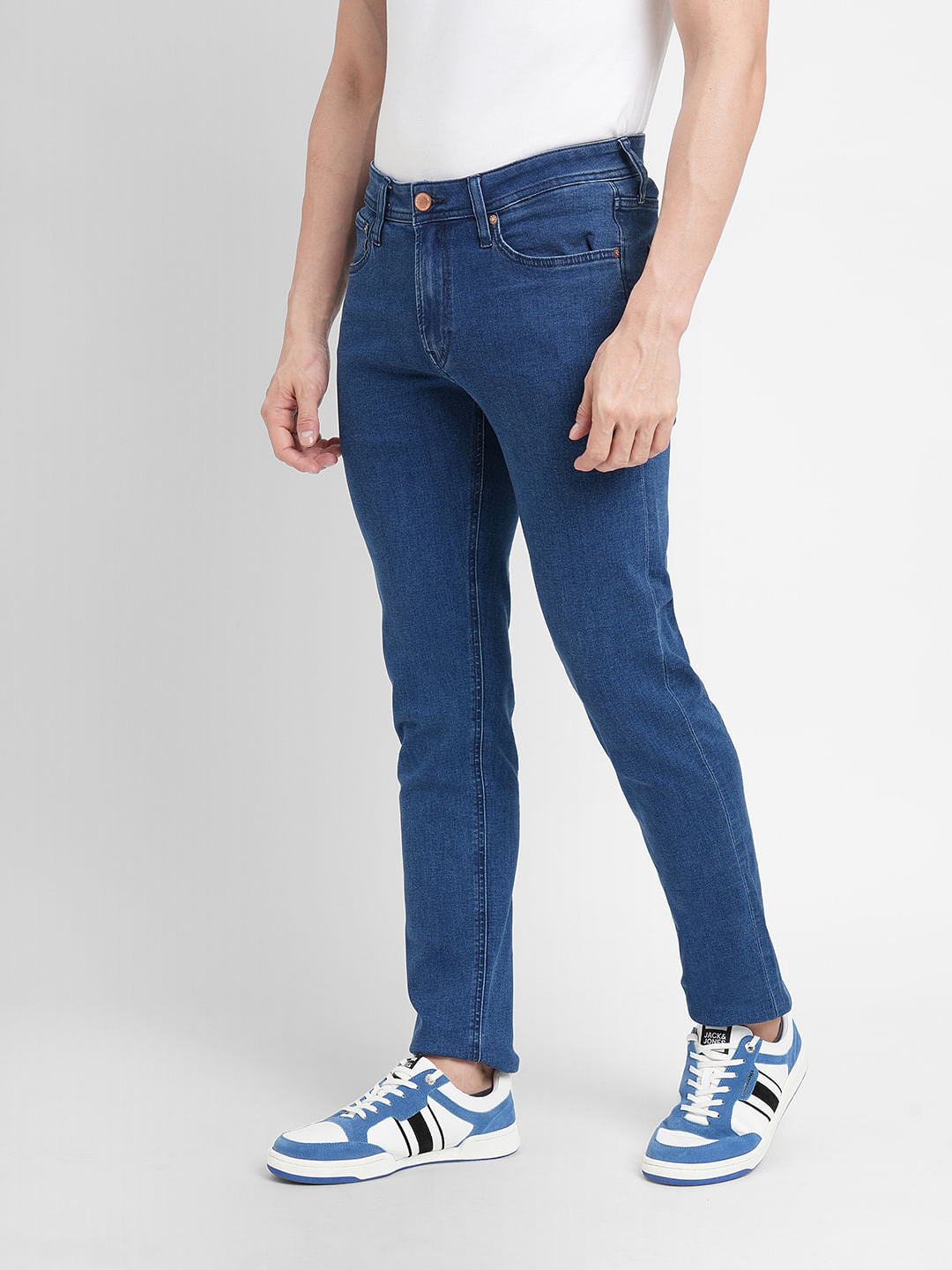 Blue Low Rise Ben Skinny Jeans