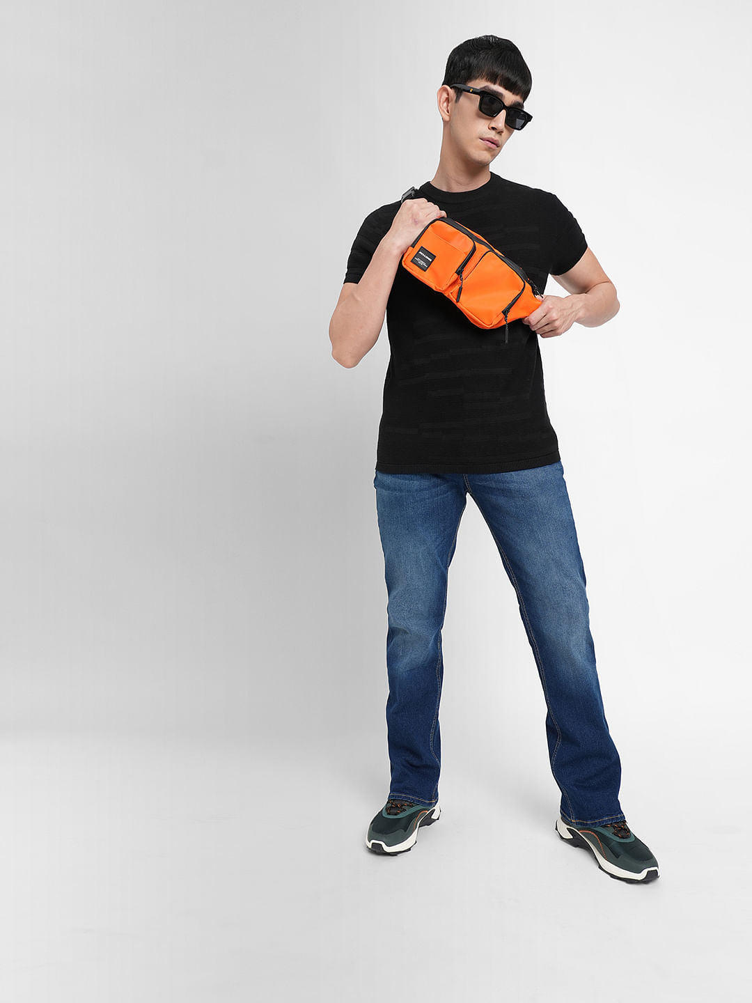 Blue High Rise Ray Bootcut Jeans