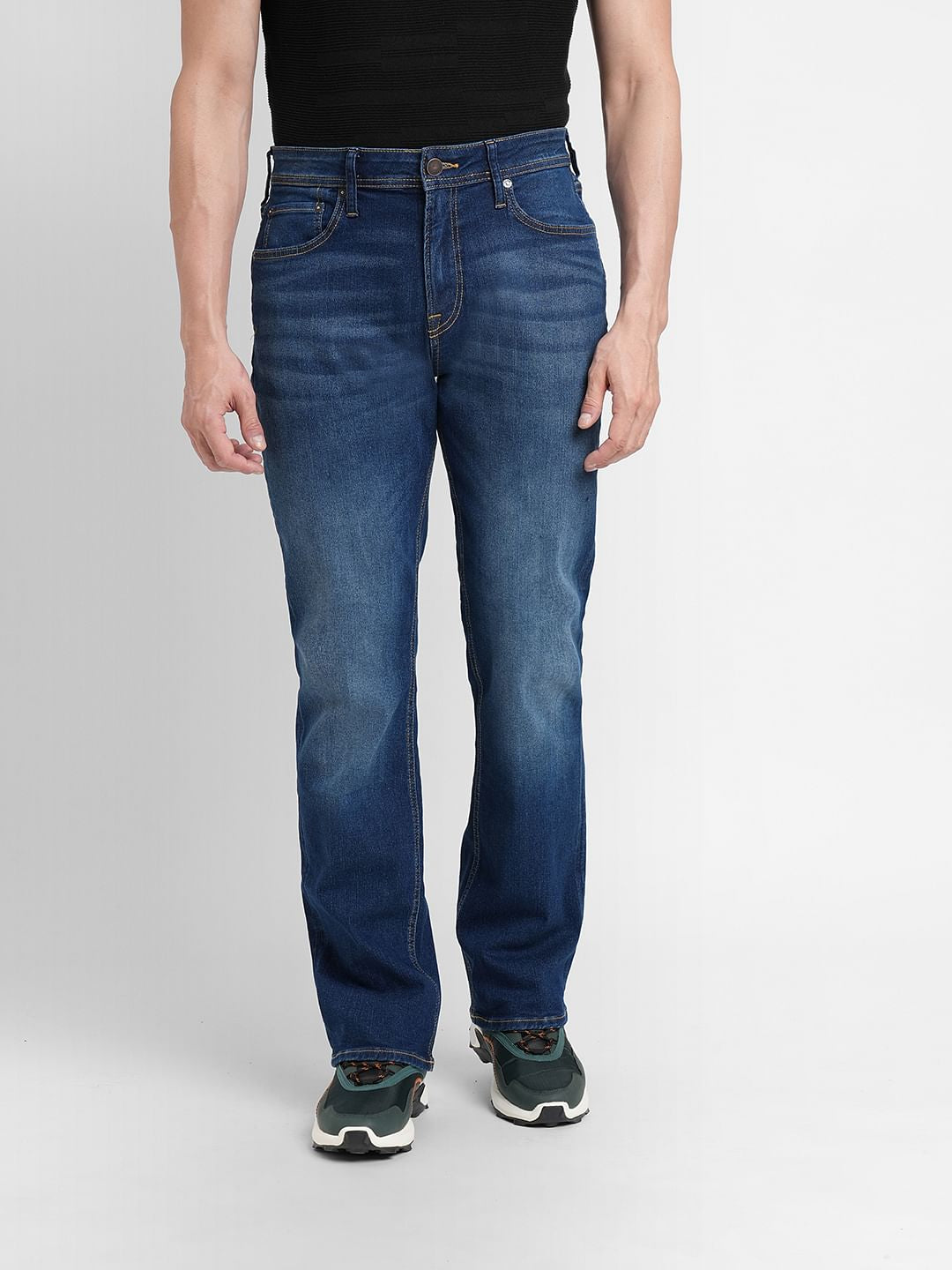 Blue High Rise Ray Bootcut Jeans