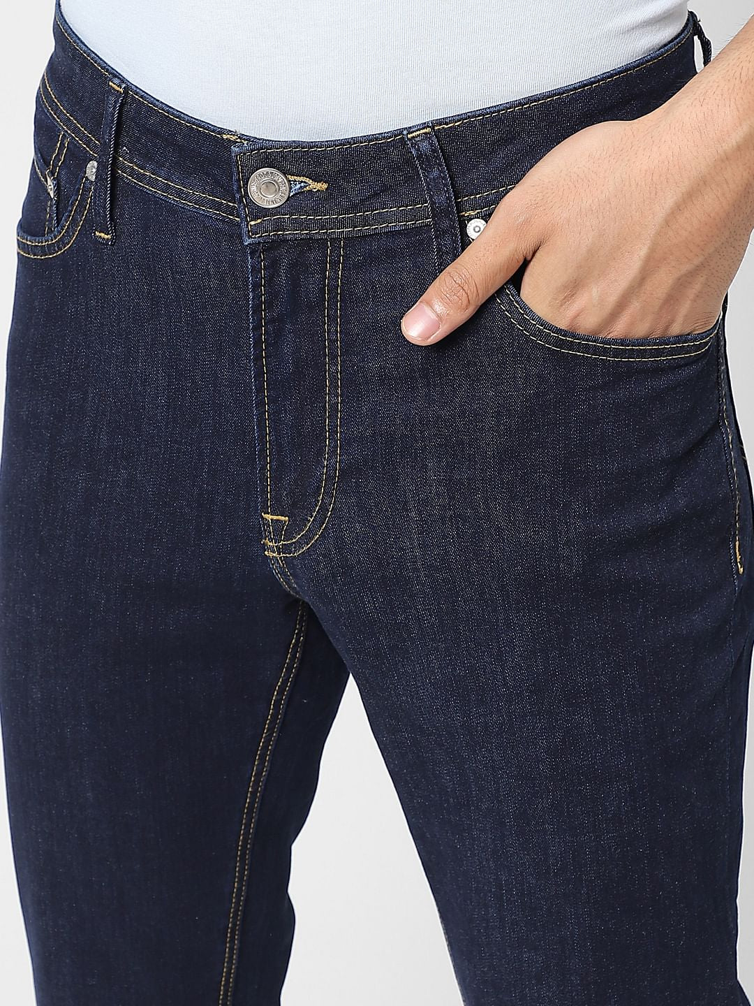 Dark Blue Low Rise Ben Skinny Jeans