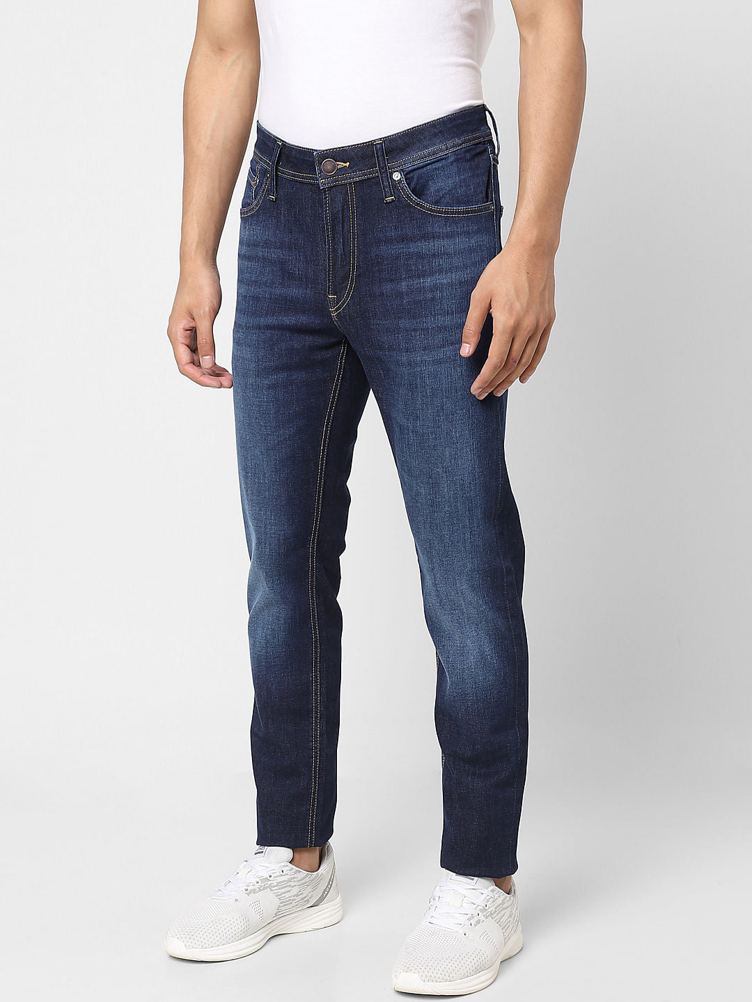 Dark Blue Low Rise Ben Skinny Jeans
