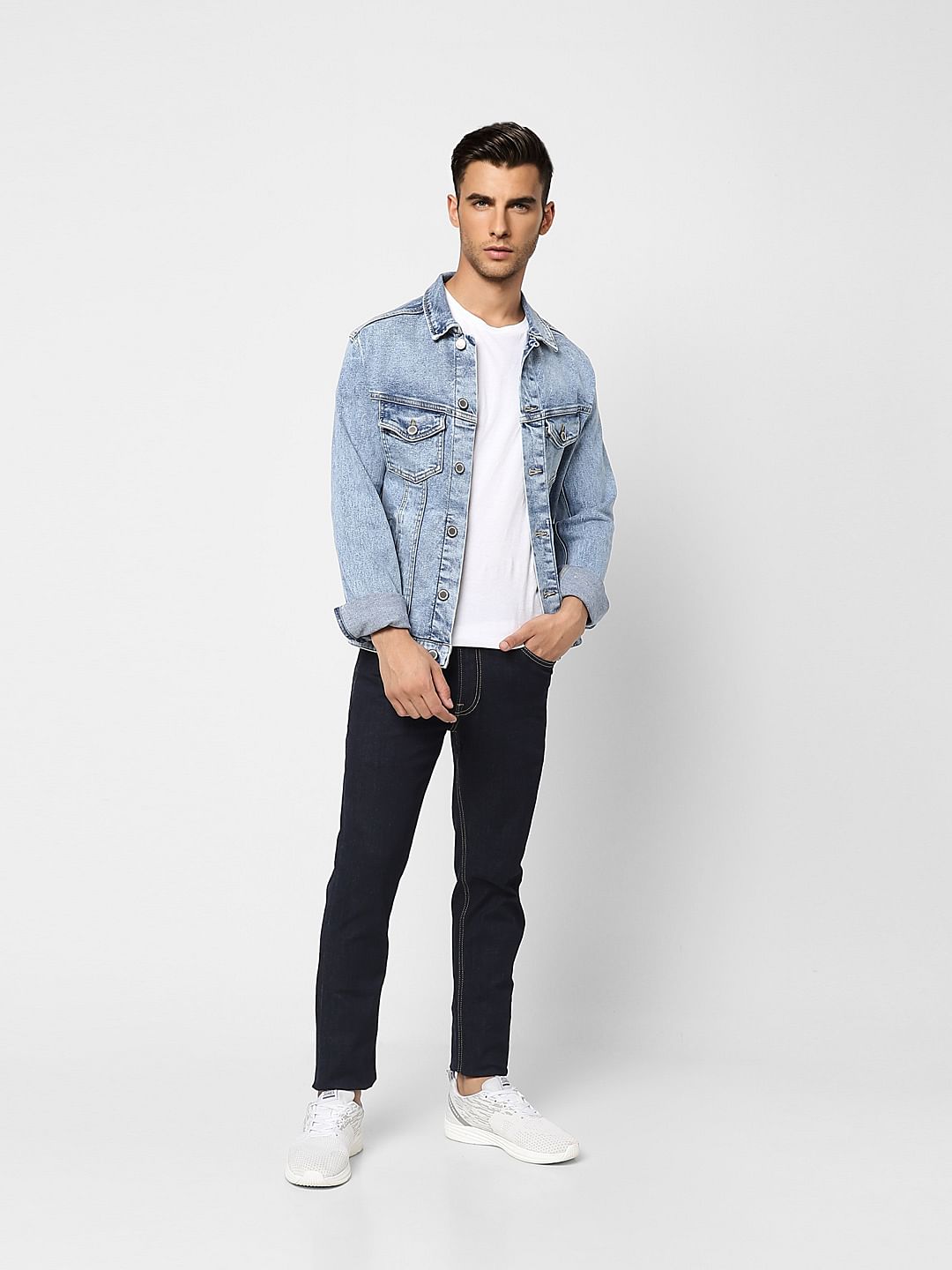 Dark Blue Low Rise Ben Skinny Jeans - 28/30