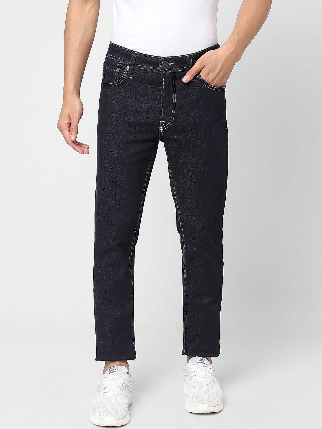Dark Blue Low Rise Ben Skinny Jeans