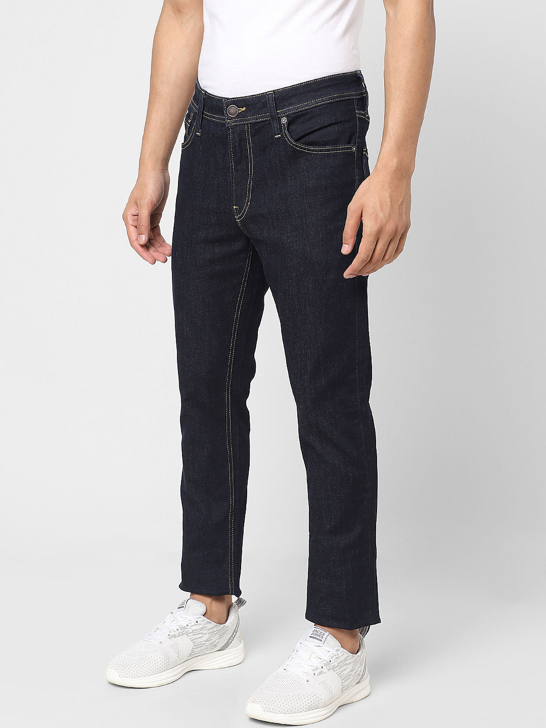 Dark Blue Low Rise Ben Skinny Jeans