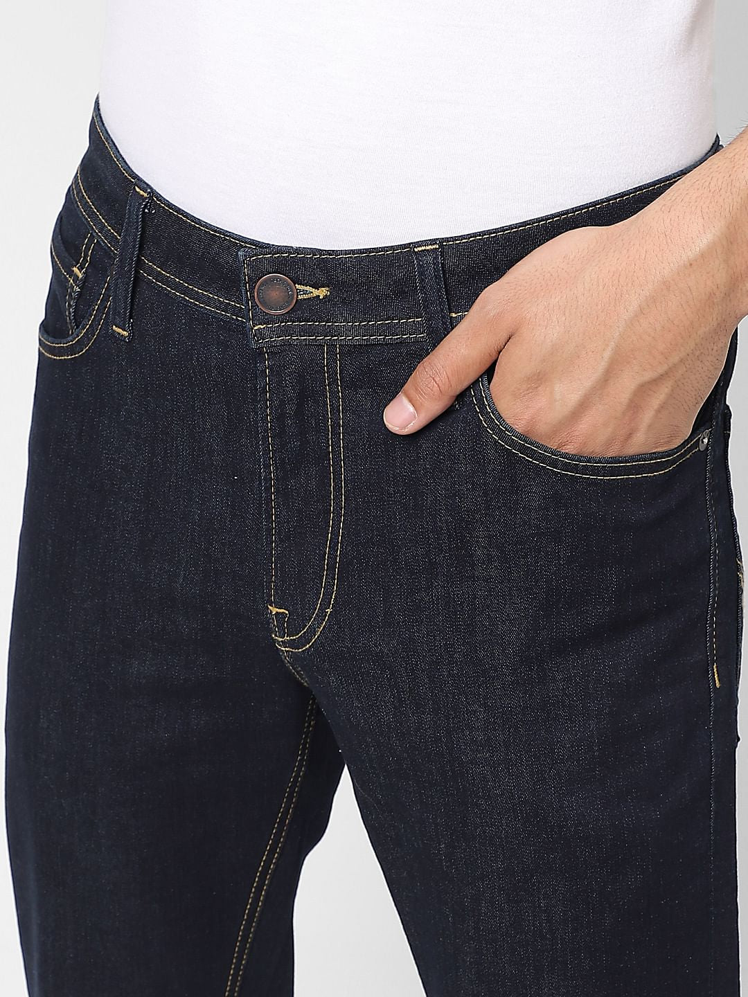 Dark Blue Low Rise Ben Skinny Jeans