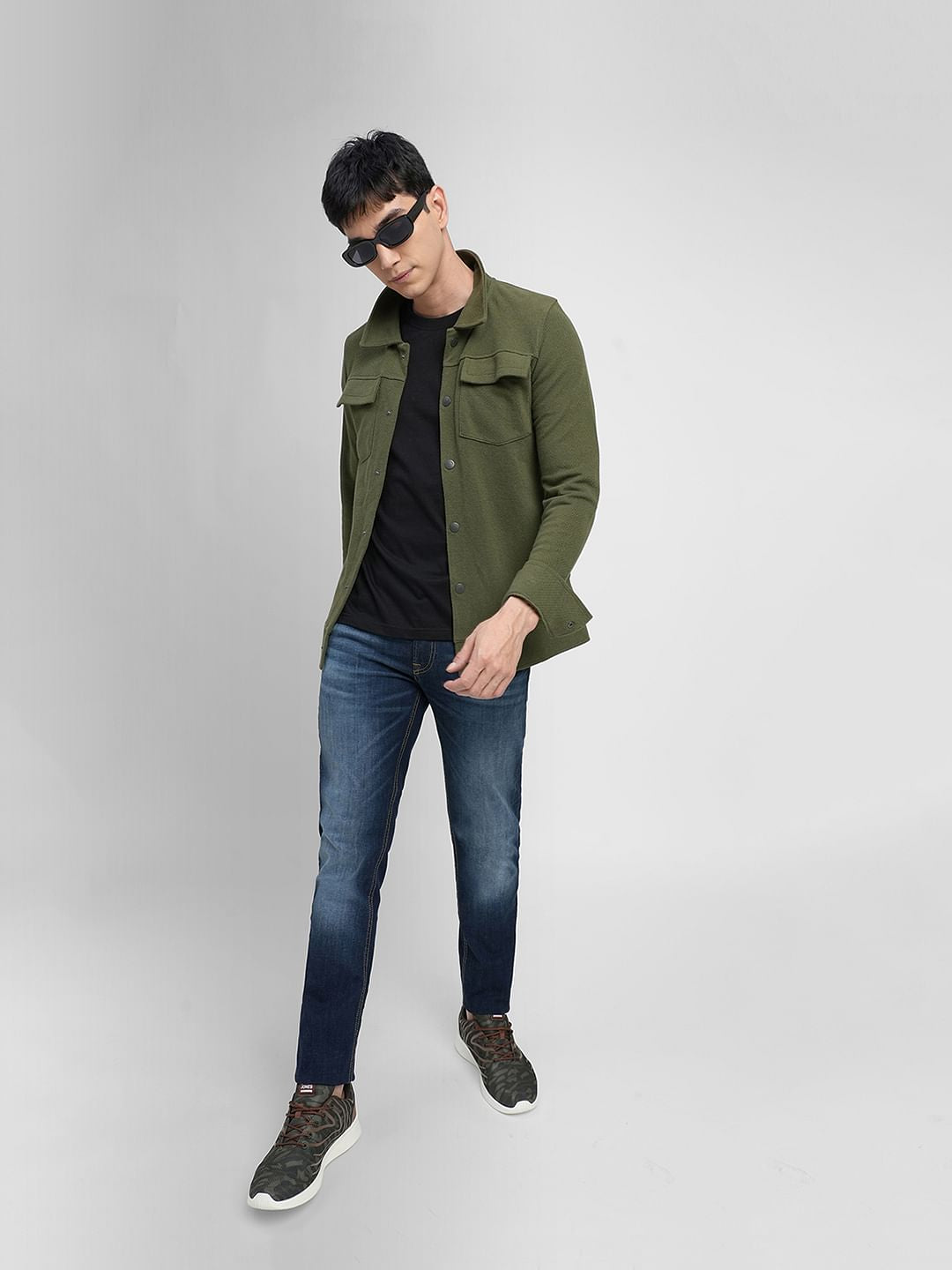 Dark Blue Low Rise Ben Skinny Jeans - 28/30