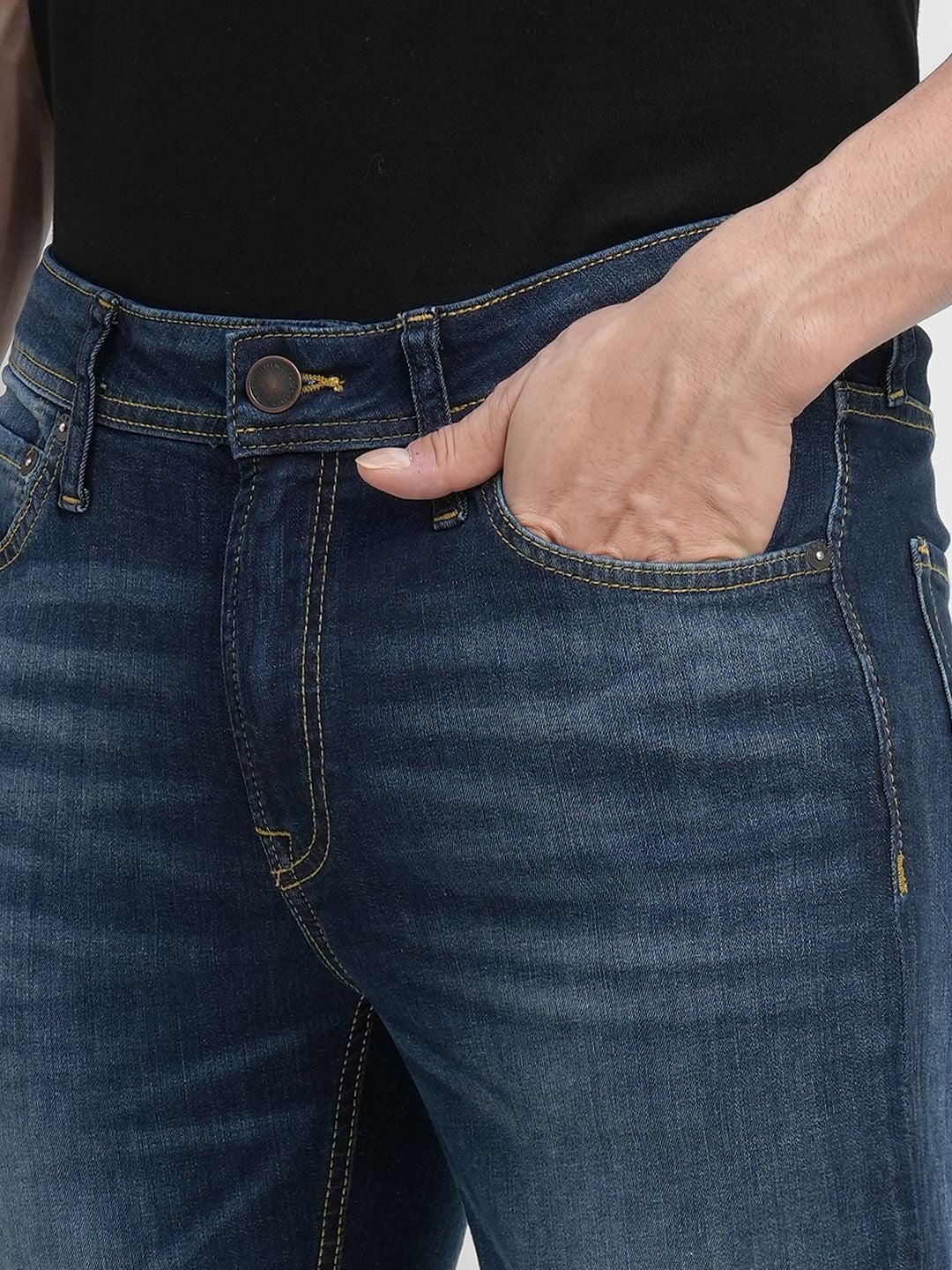Dark Blue Low Rise Ben Skinny Jeans