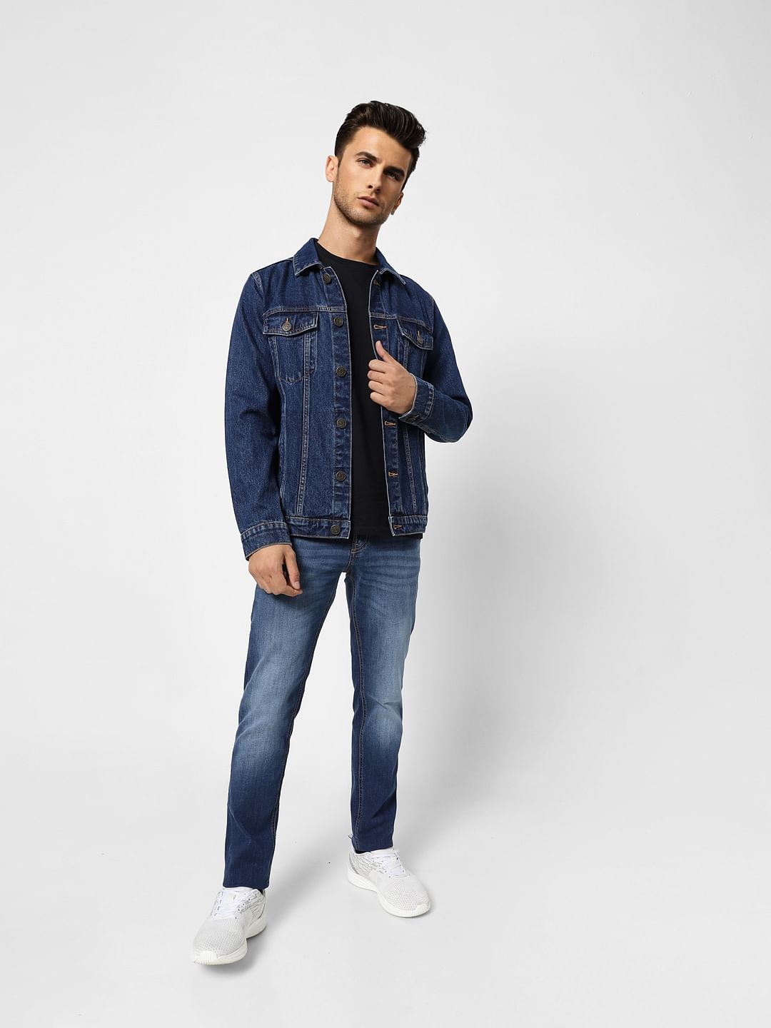 Blue Low Rise Faded Ben Skinny Jeans - 28/30