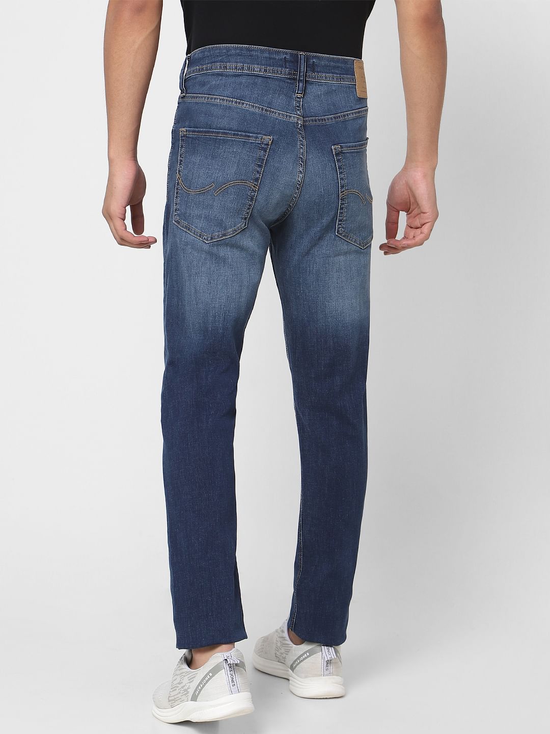 Blue Low Rise Faded Ben Skinny Jeans