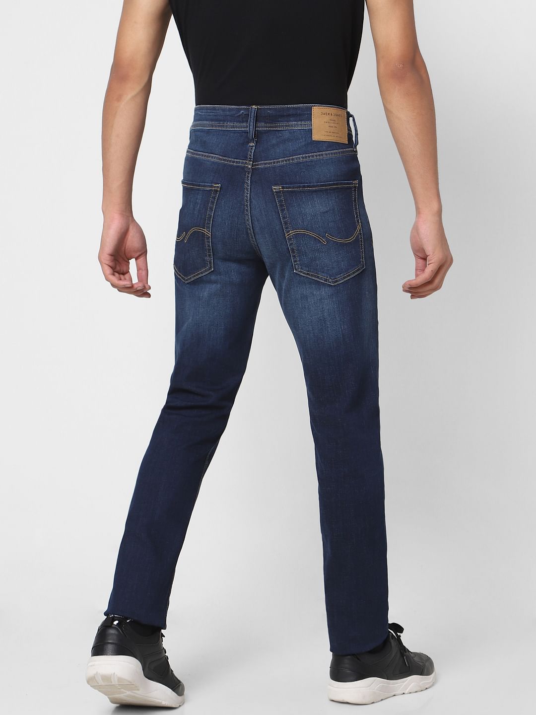 Blue Low Rise Faded Ben Skinny Jeans