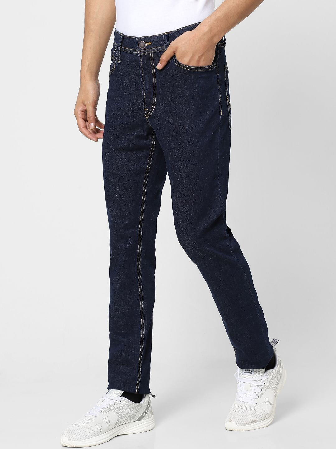 Dark Blue Low Rise Ben Skinny Jeans