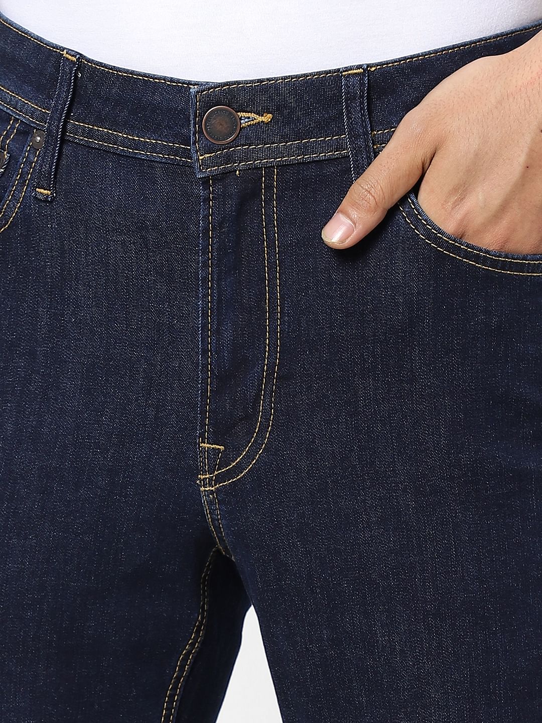 Dark Blue Low Rise Ben Skinny Jeans