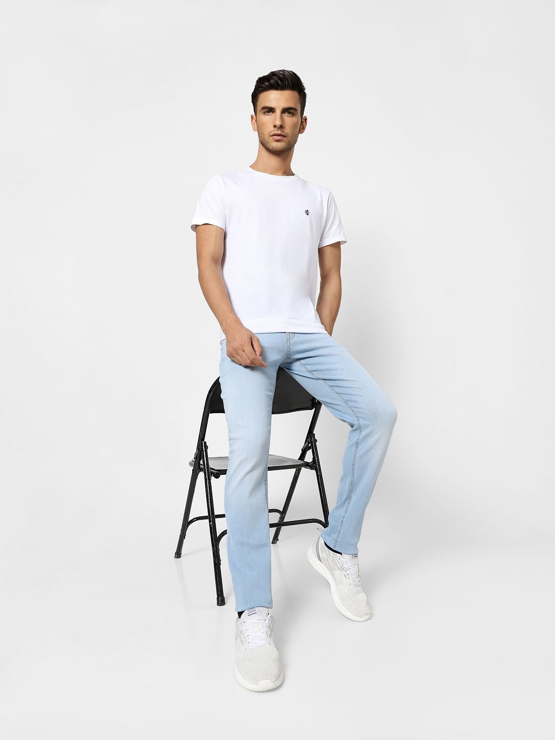 Light Blue Low Rise Ben Skinny Jeans - 28/30