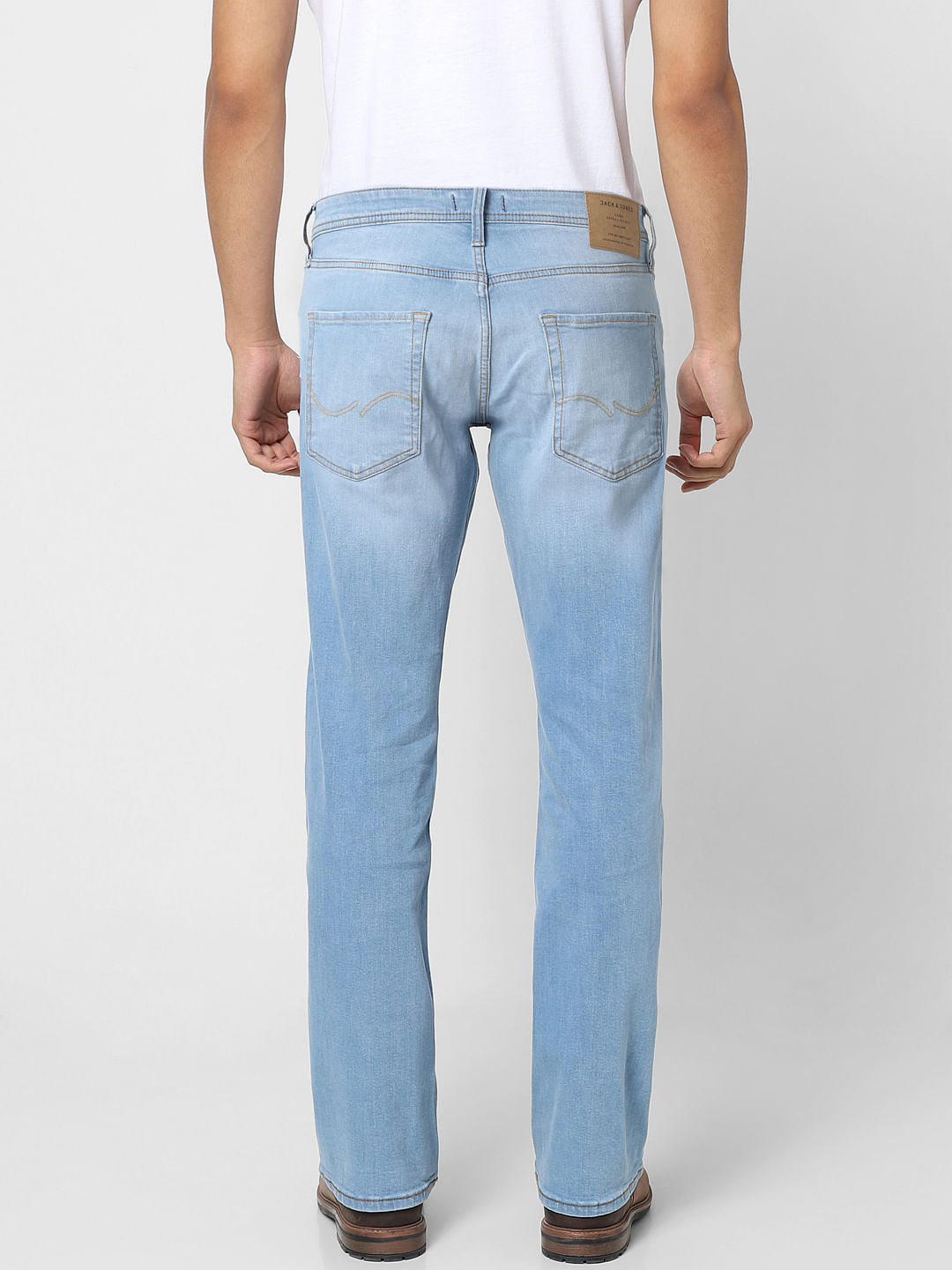 Light Blue High Rise Bootcut Jeans