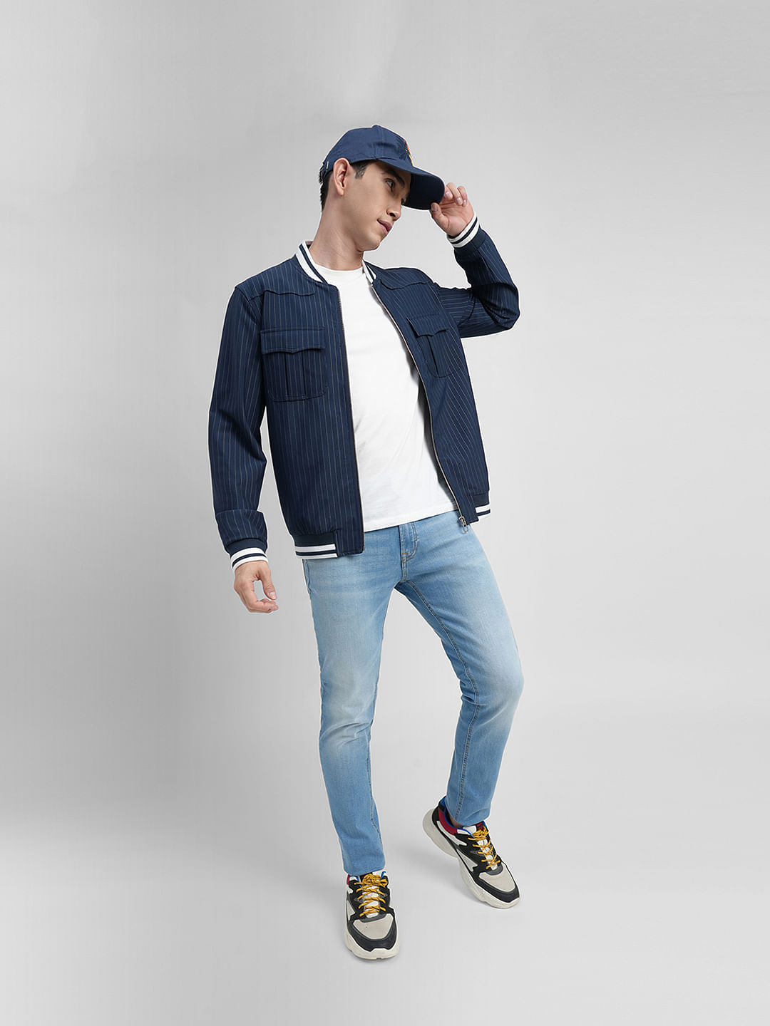 Light Blue Low Rise Ben Skinny Jeans - 28/30