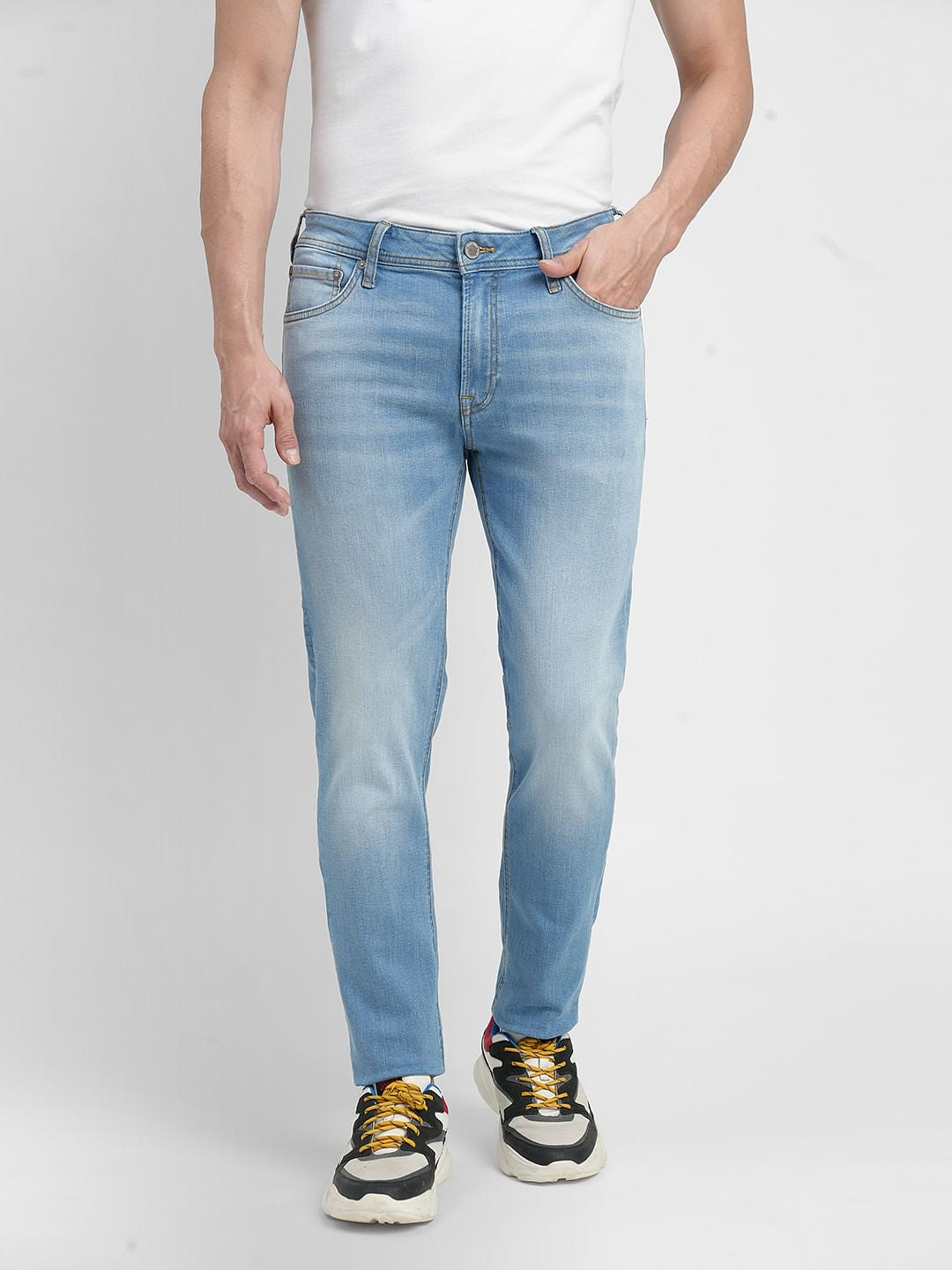 Light Blue Low Rise Ben Skinny Jeans