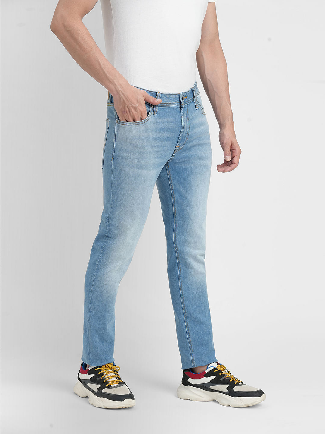 Light Blue Low Rise Ben Skinny Jeans