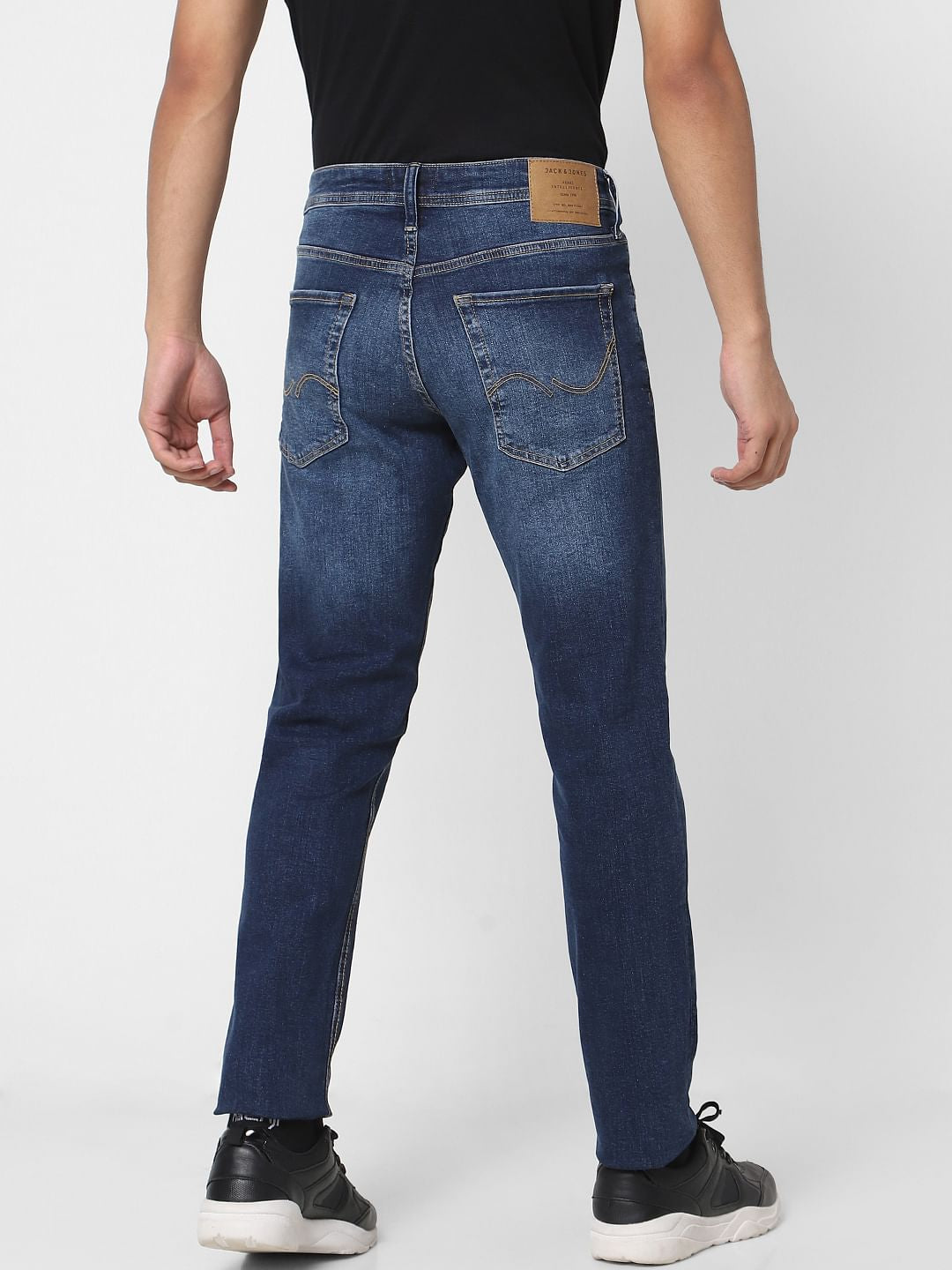 Blue Low Rise Glenn Slim Jeans