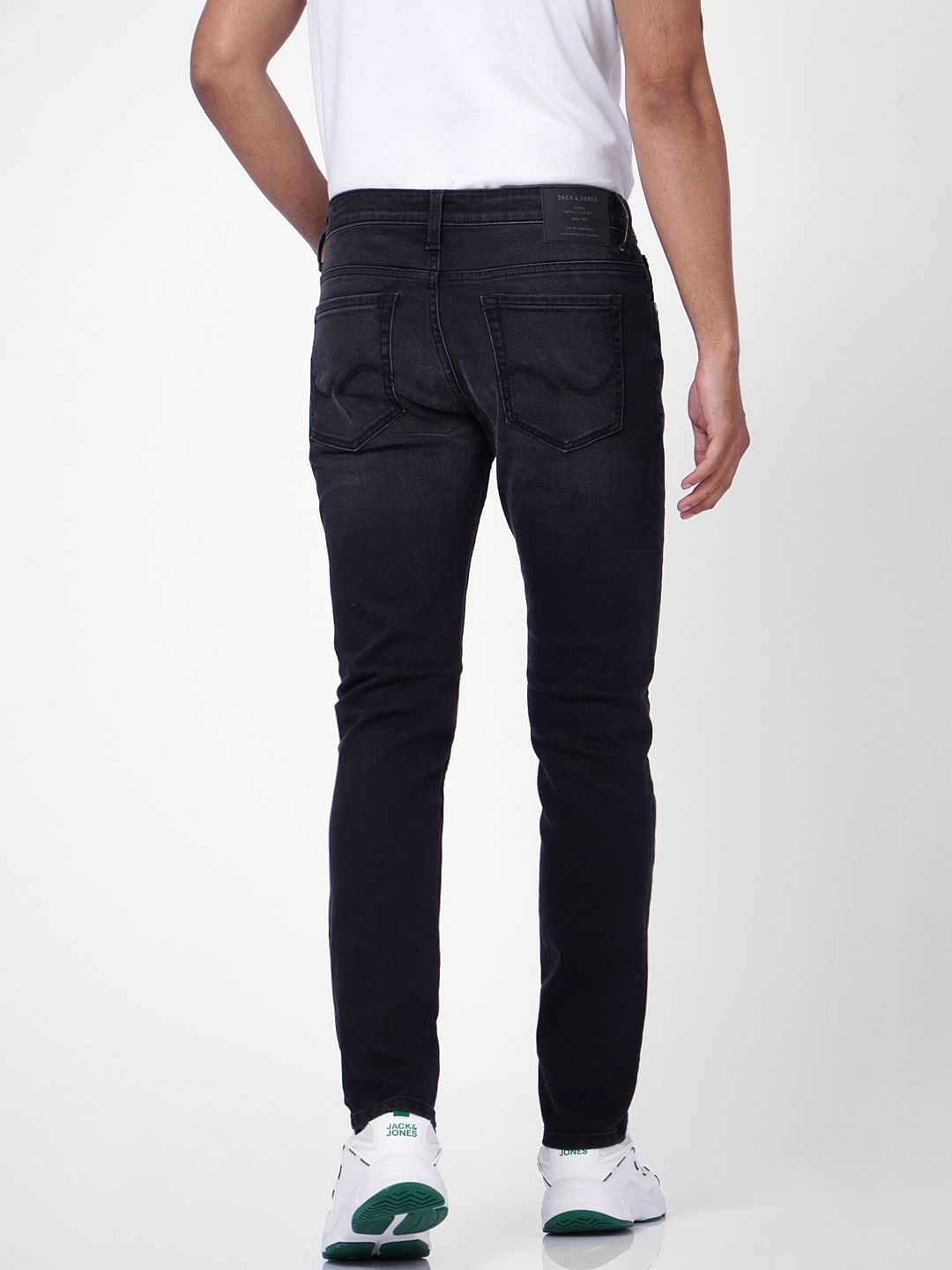 Black Low Rise Glenn Slim Fit Jeans