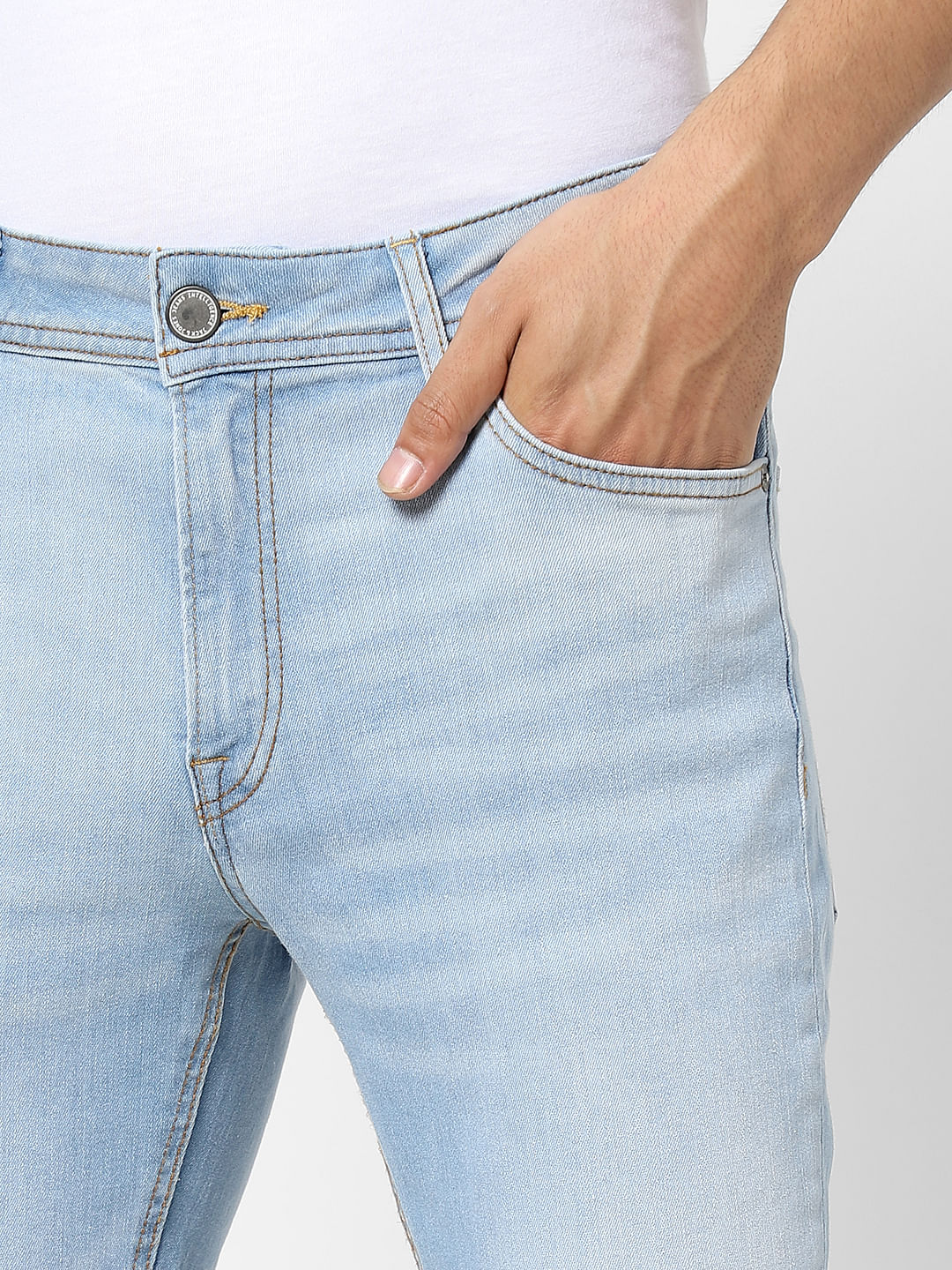 Light Blue Low Rise Ben Skinny Jeans