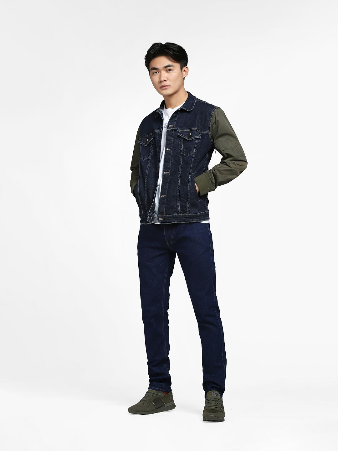 Dark Blue Low Rise Ben Skinny Fit Jeans