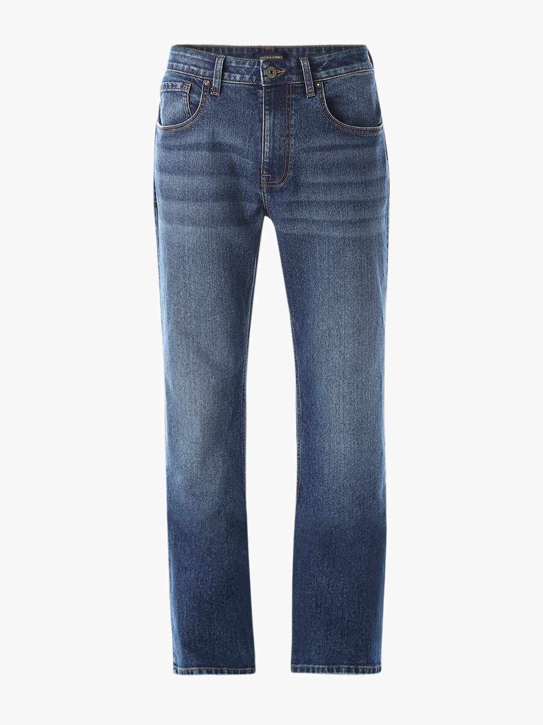 Men's Medium Blue Bootcut Stretch Jeans