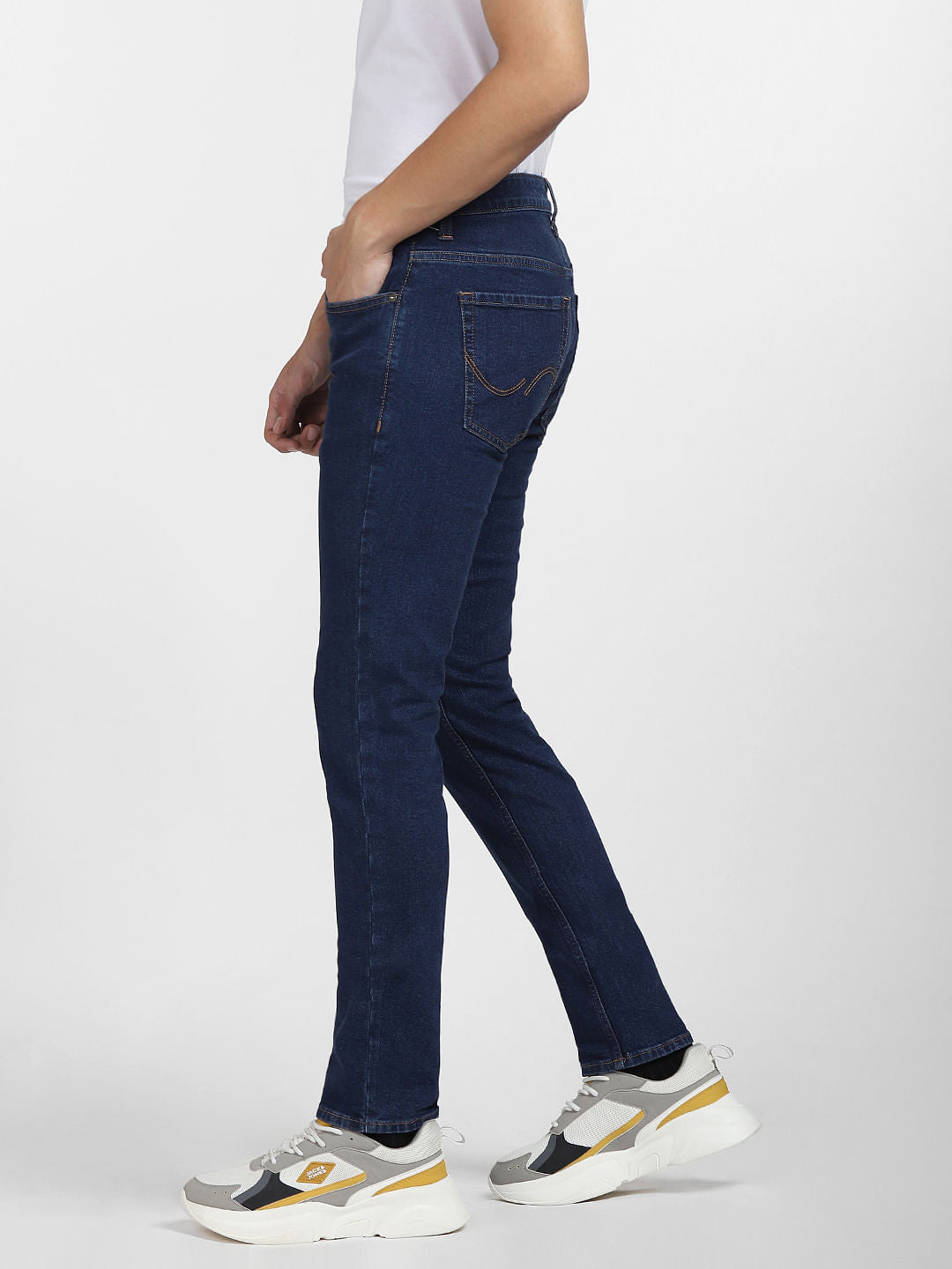 Blue Low Rise Ben Skinny Jeans