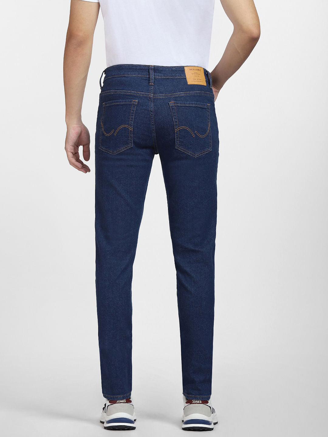 Blue Low Rise Glenn Slim Jeans